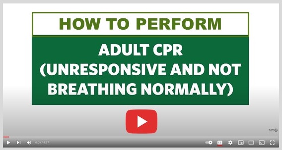 How to perform an adult CPR