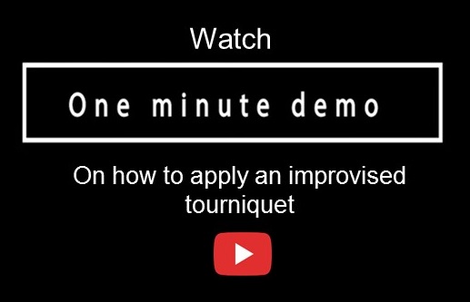 How to apply an improvised tourniquet