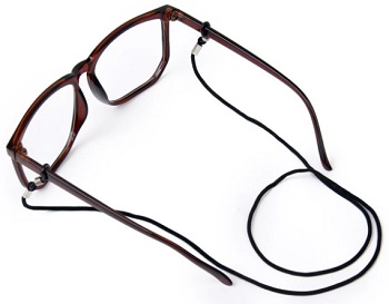 Vision aid-eye glasses with string