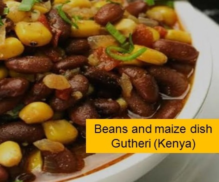 Beans and maize dish, Gutheri