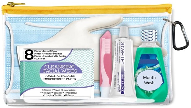 Personal hygiene products kit