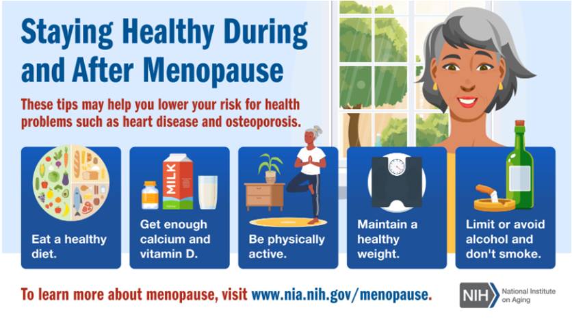 Self-cre tips for managing menopause