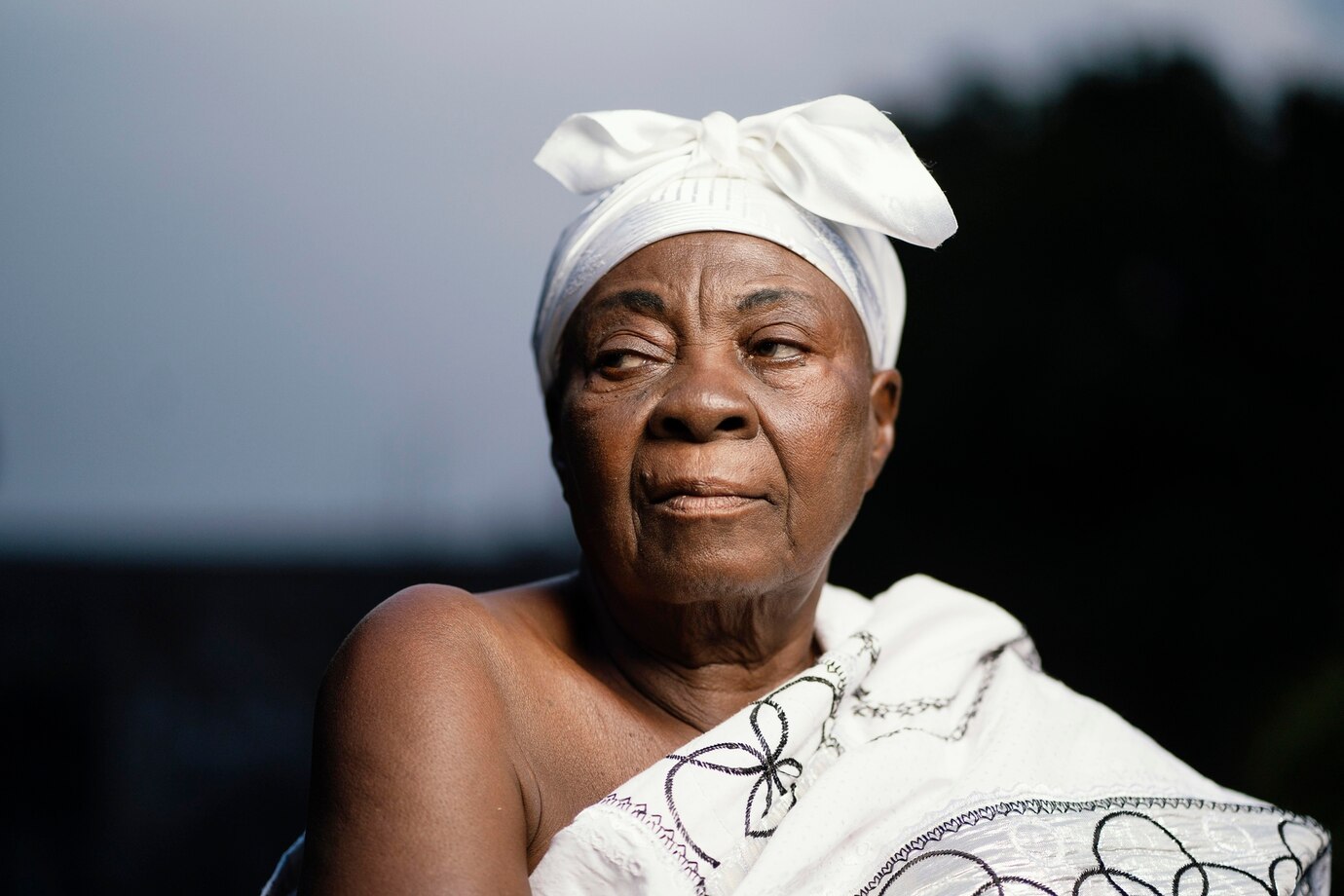 Portrait of an African elderly woman