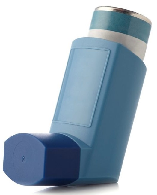 Blue reliever asthma inhaler