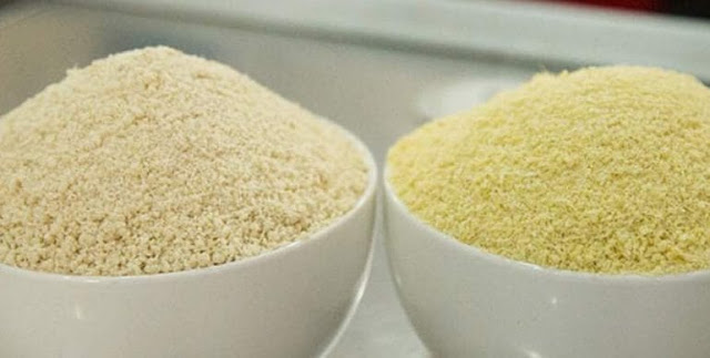 Two types of Garri