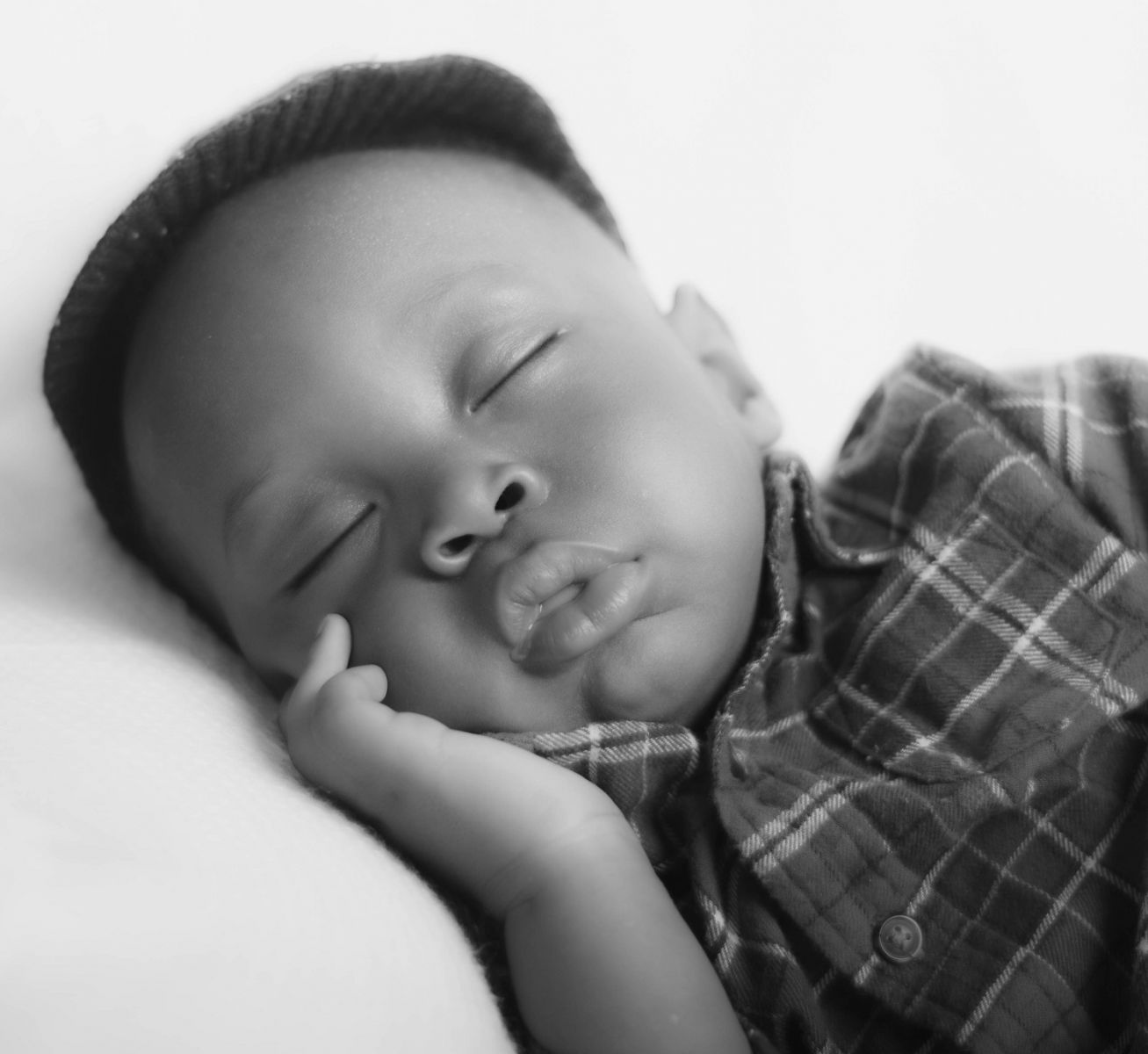 African child sleeping