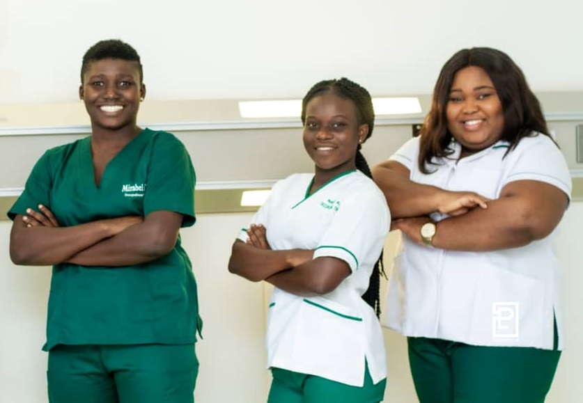 Young African Occupational Therapists posing indoor